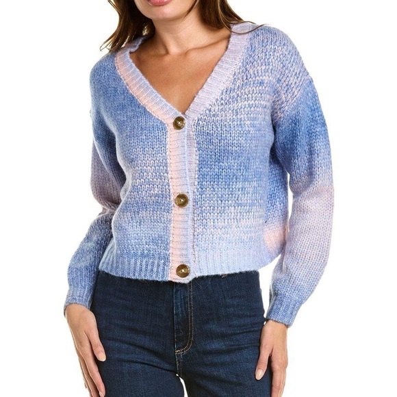 NWT RAGA Alicia Knit Ombre Button Front Cardigan sz 2X - Picture 1 of 12